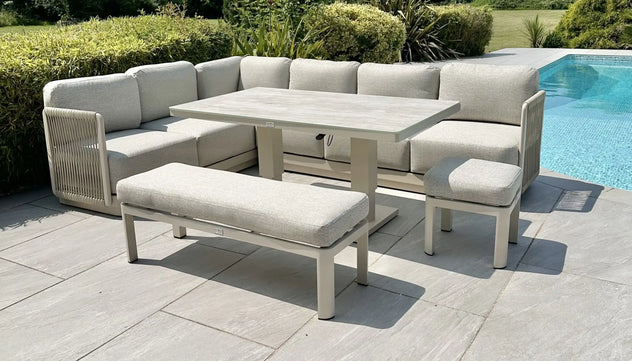 Subcategory – Aluminium Corner Dining Sets