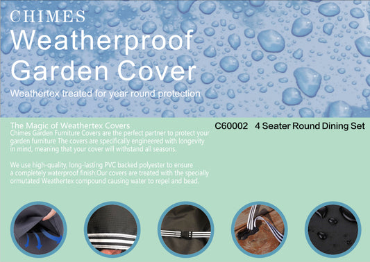 Cover Pack For Chimes 4 Seater Round Dining Set