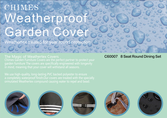 Cover Pack For 8 Seat Round Dining Set Cover