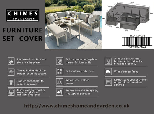 Cover Pack For Left Hand Lucca Corner Sofa Set