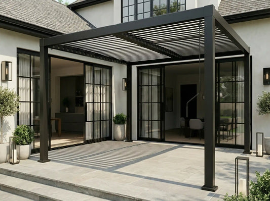 Chimes - Torino 3m x 3m Aluminium Pergola