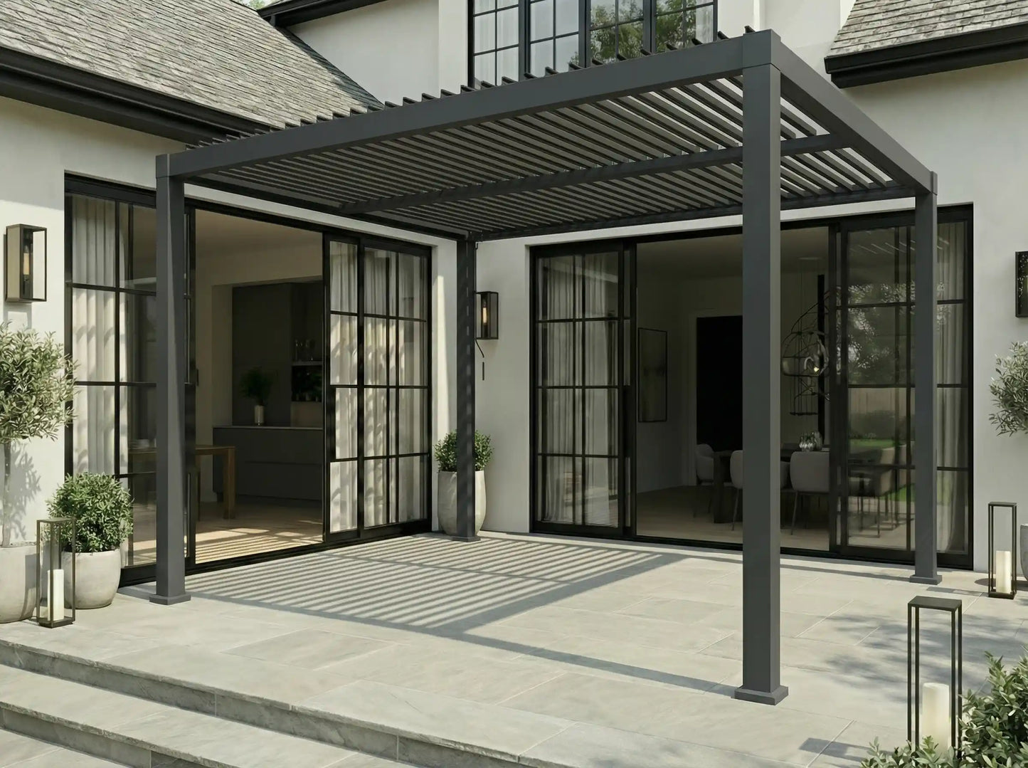 Torino 4m x 3m Pergola + 4 Screens Big Save Bundle