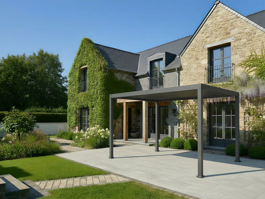 Chimes - Rivaro 4m x 3m Solar LED Aluminium Pergola