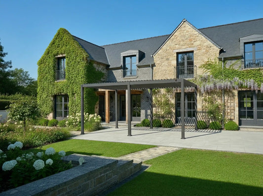 Chimes - Rivaro 6m x 3m Solar LED Aluminium Pergola