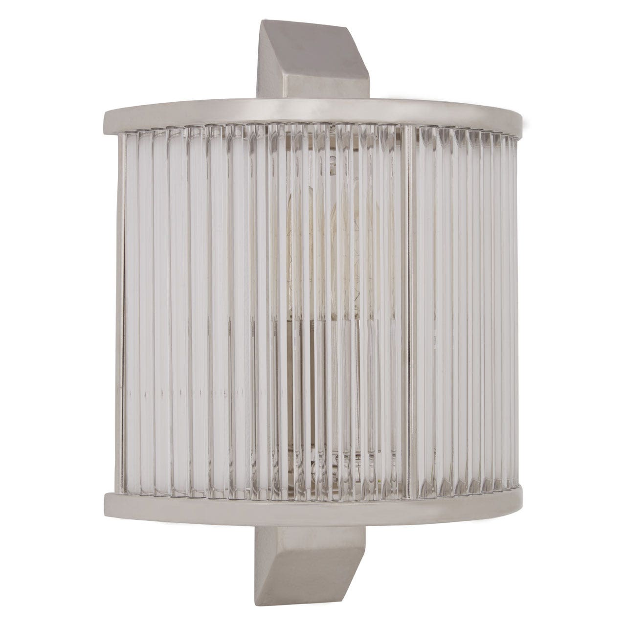 Chimes - Scarla Glass Wall Light With Nickel Finish