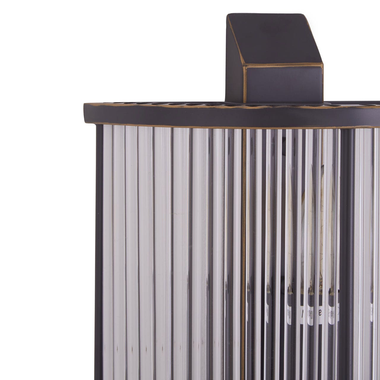 Chimes - Scarla Glass Wall Light With Black Finish