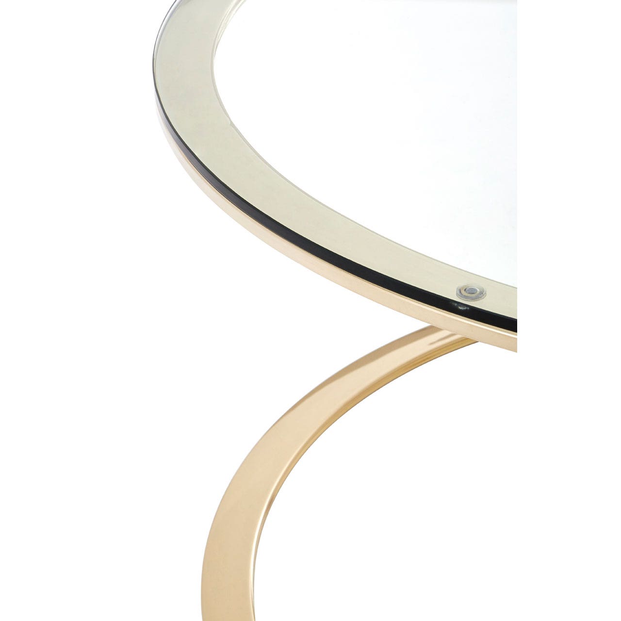 Chimes - Jubilee Corseted Round Champagne Coffee Table