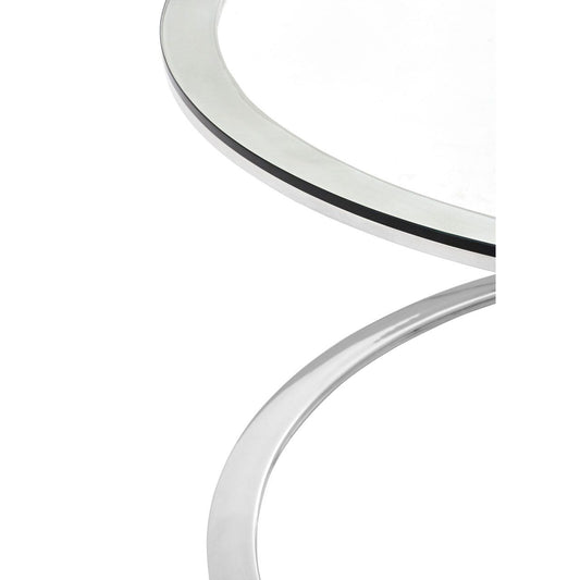 Chimes - Jubilee Corseted Round Silver Coffee Table