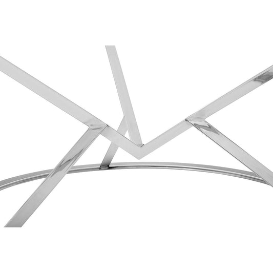 Chimes - Jubilee Corseted Round Silver Coffee Table