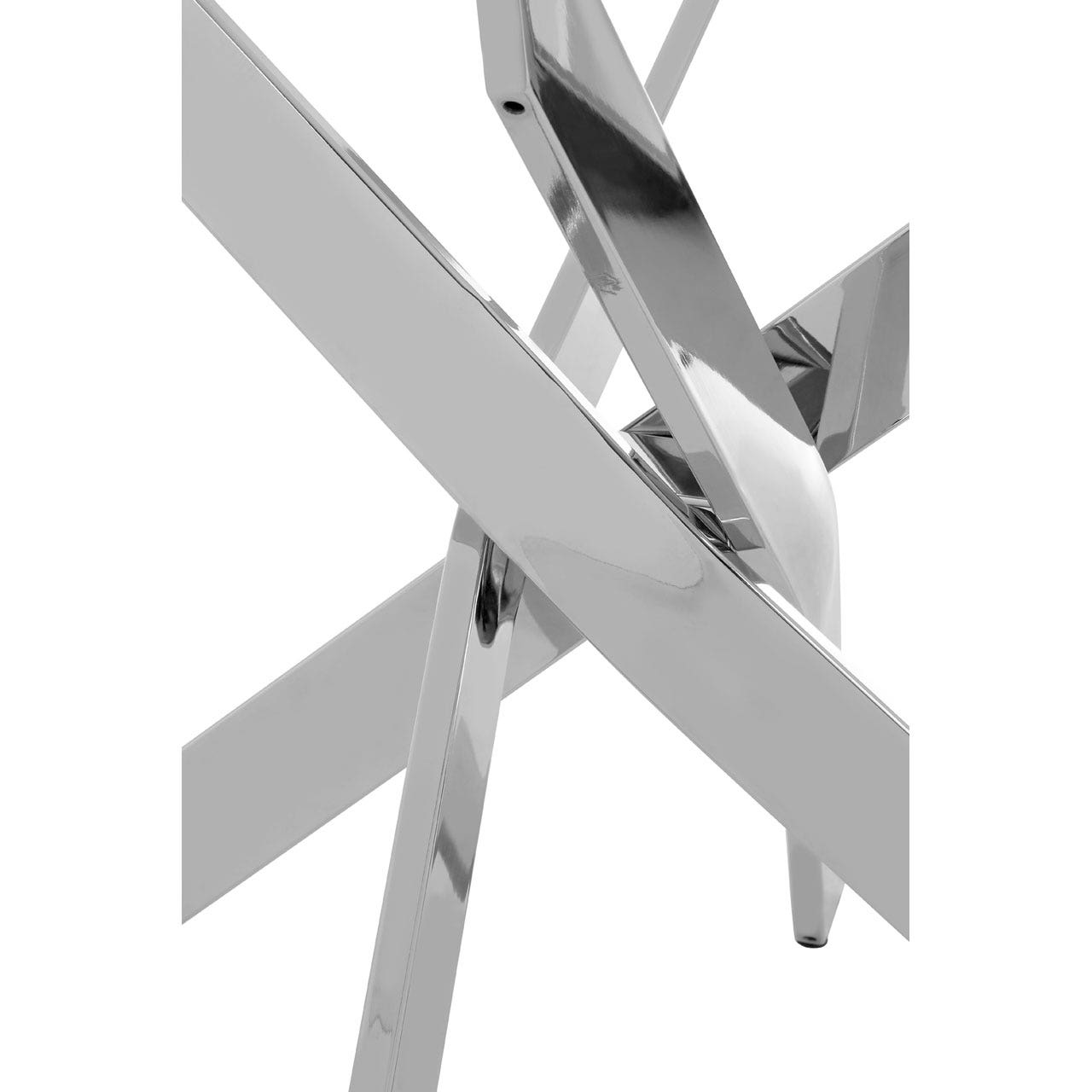 Chimes - Deana Rectangular Chrome Dining Table