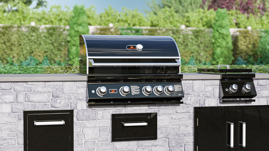 Whistler Grills - Burford 4 Burner Gas BBQ - Black