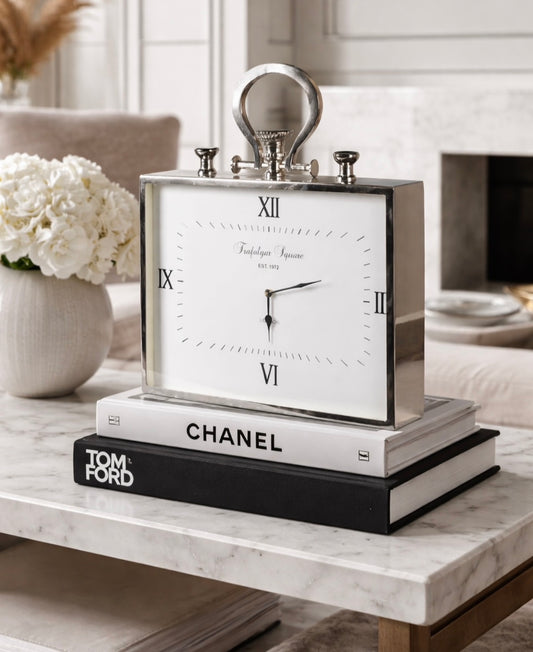 Chimes - Trinity Stainless Steel Mantel Clock