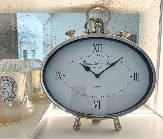 Chimes - Bracken Nickle Mantel Clock