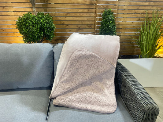 Cosy Throw Blush Pink