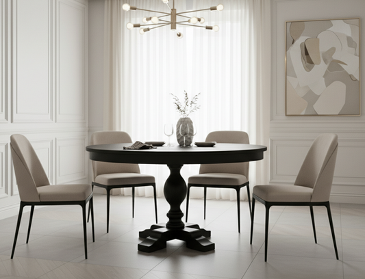 Lydia Oak Wood Round Table