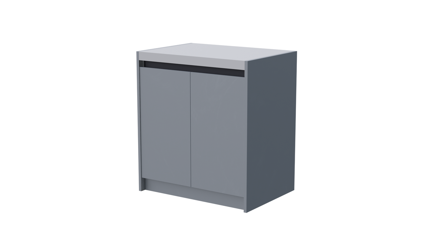 Whistler Grills - Fairford Double Door Cabinet - Grey
