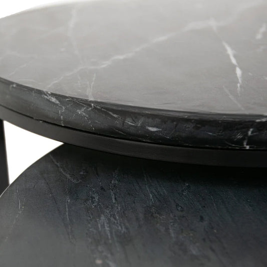 Nest Of Marble Top Tables