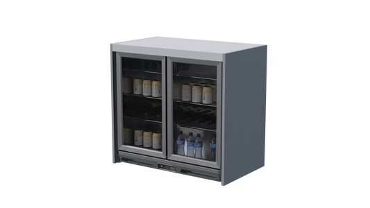 Whistler Grills - Fairford Double Fridge Cabinet - Grey