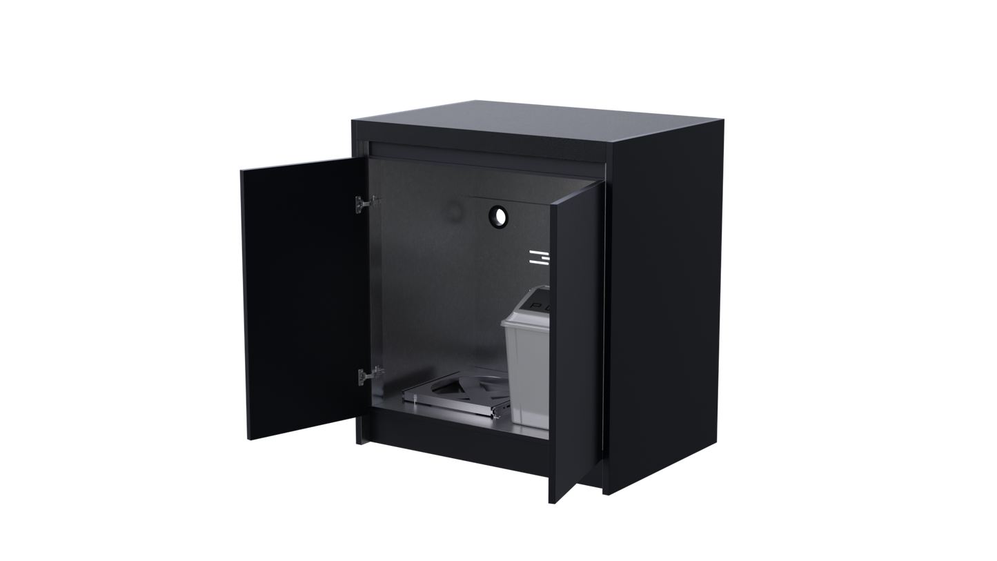 Whistler Grills - Fairford Gas Bottle Cabinet - Black