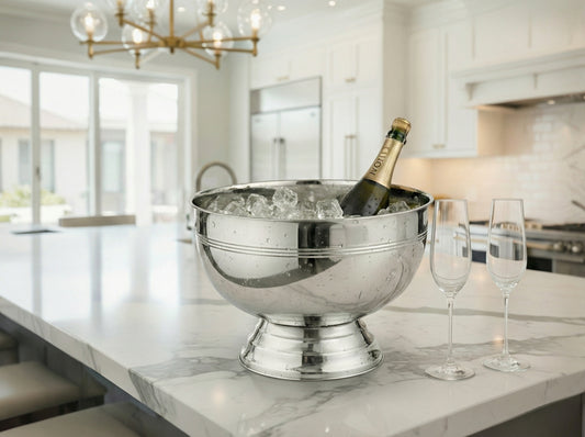 Silver Finish Champagne Bowl