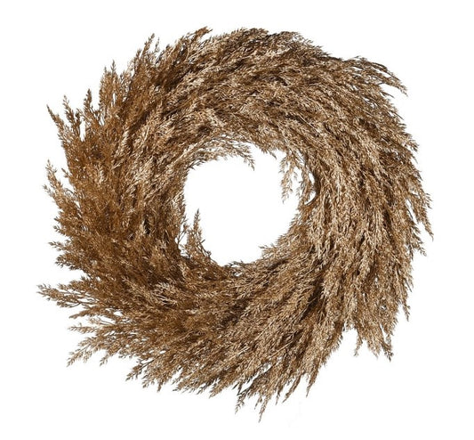 Gold Pampas Wreath