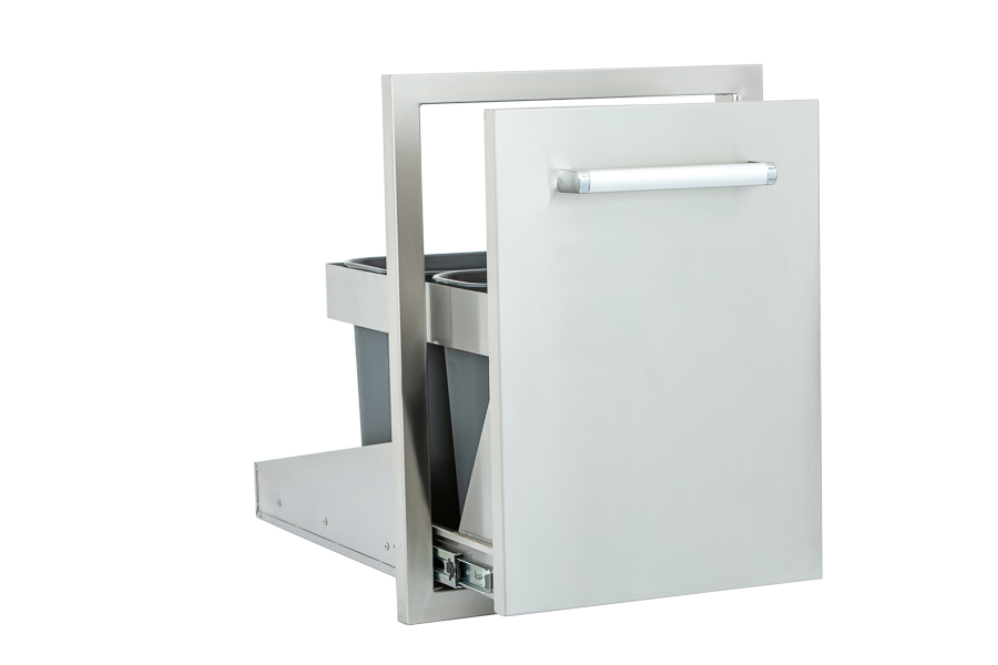 Whistler Grills - Burford Built-in Bin Unit - Black