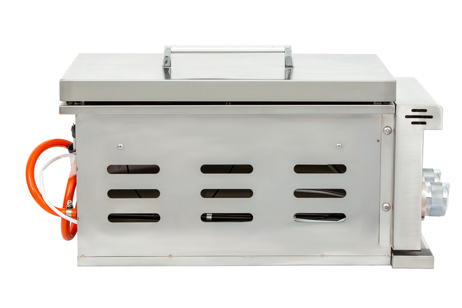 Whistler Grills - Burford Double Built in Propane Side Burner Grill SB5 - Black