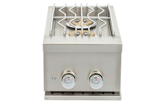 Whistler Grills - Burford Double Built in Propane Side Burner Grill SB5 - Black