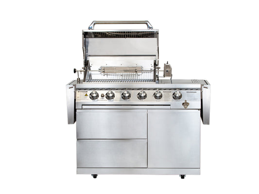 Whistler Grills - Blockley 4 Burner Pre-Built Outdoor Kitchen