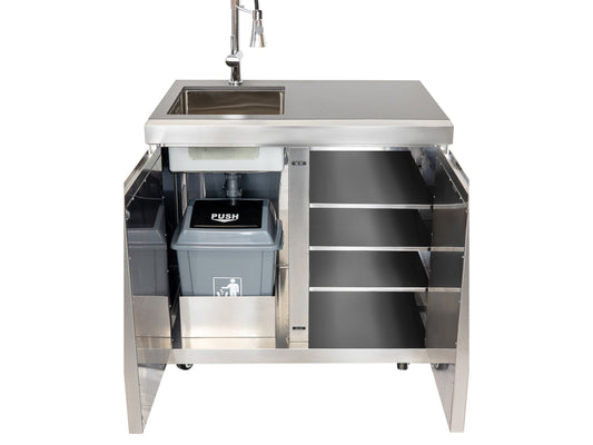 Whistler Grills - Stroud 6 Burner Pre-Built Outdoor Kitchen