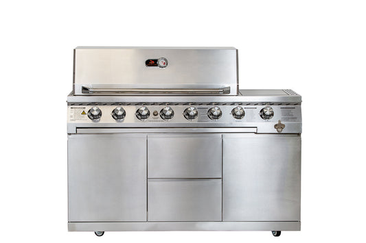 Whistler Grills - Stroud 6 Burner Pre-Built Outdoor Kitchen