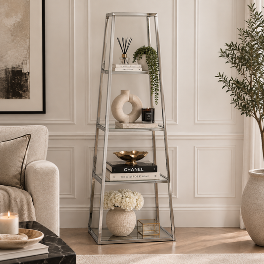 Chimes - Small Ladder Display Unit Silver