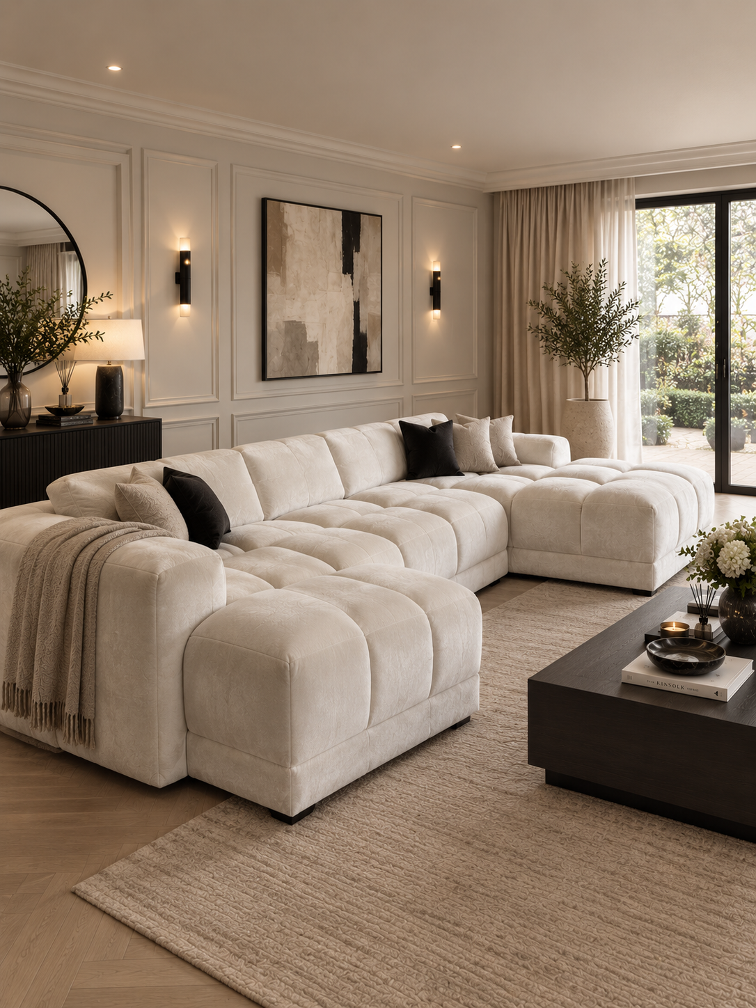 Kai Sofa Cream U Shape Corner