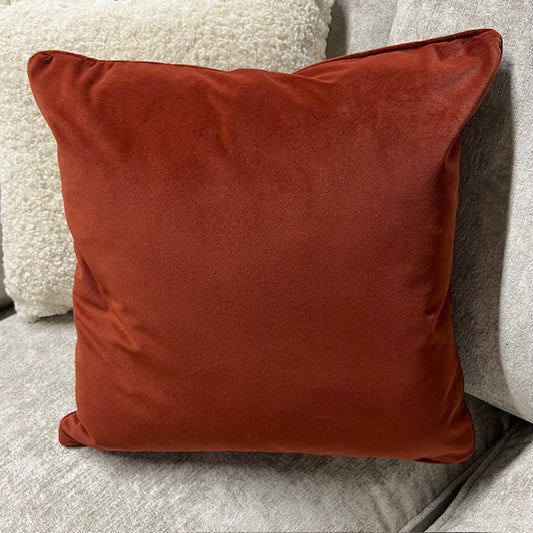 Malini Large Luxe Paprika Cushion 50 x 50