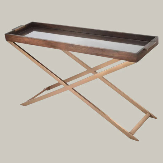 Iris Teak Console Table