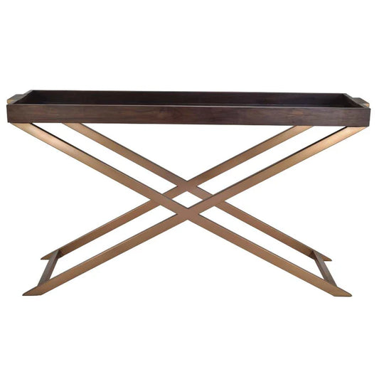 Iris Teak Console Table