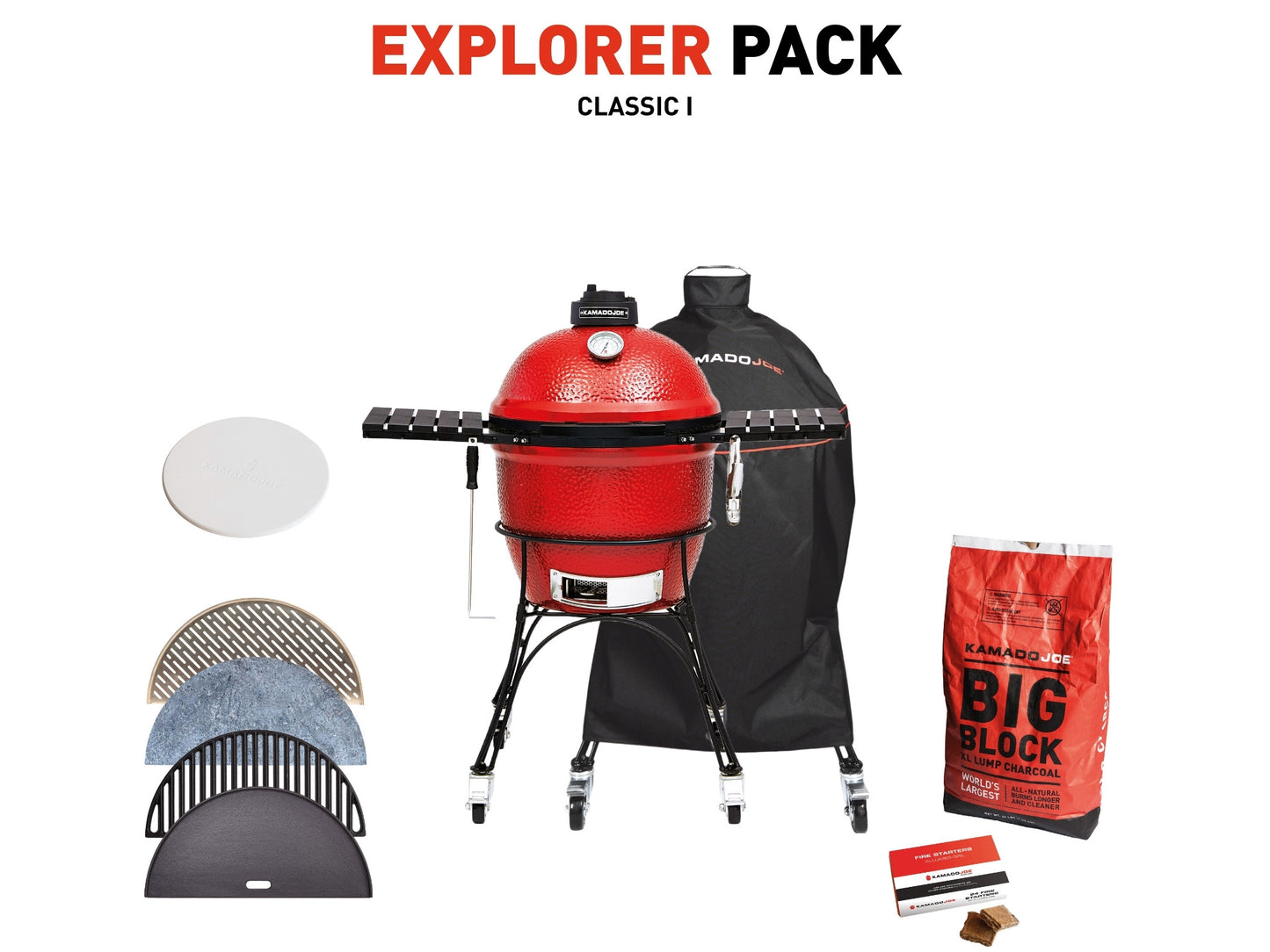 Kamado Joe Classic I – Explorer Pack