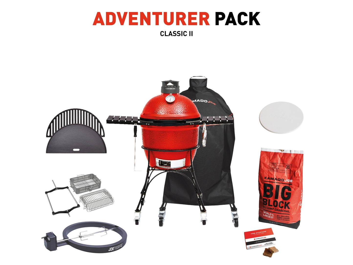 Kamado Joe Classic II – Adventurer Pack