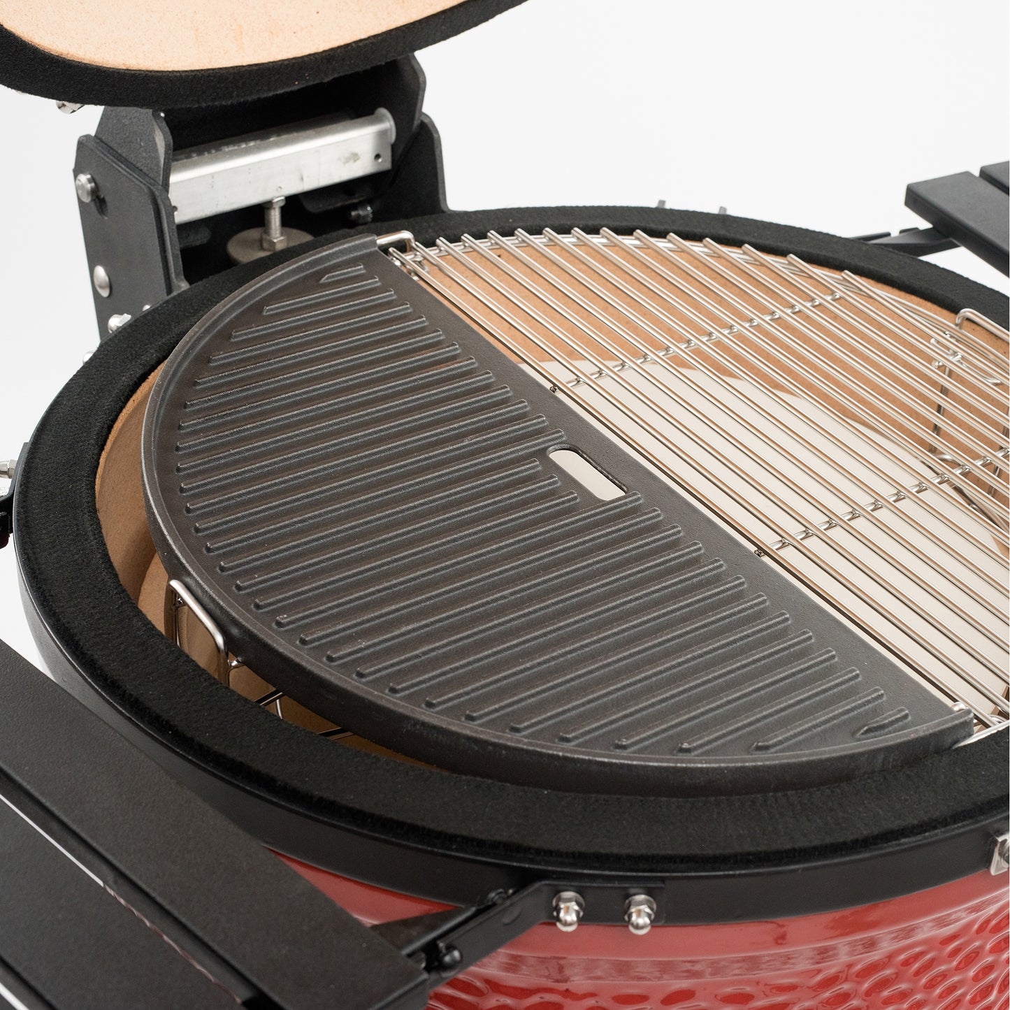 Half Moon Cast Iron Reversible Griddle - Classic Joe