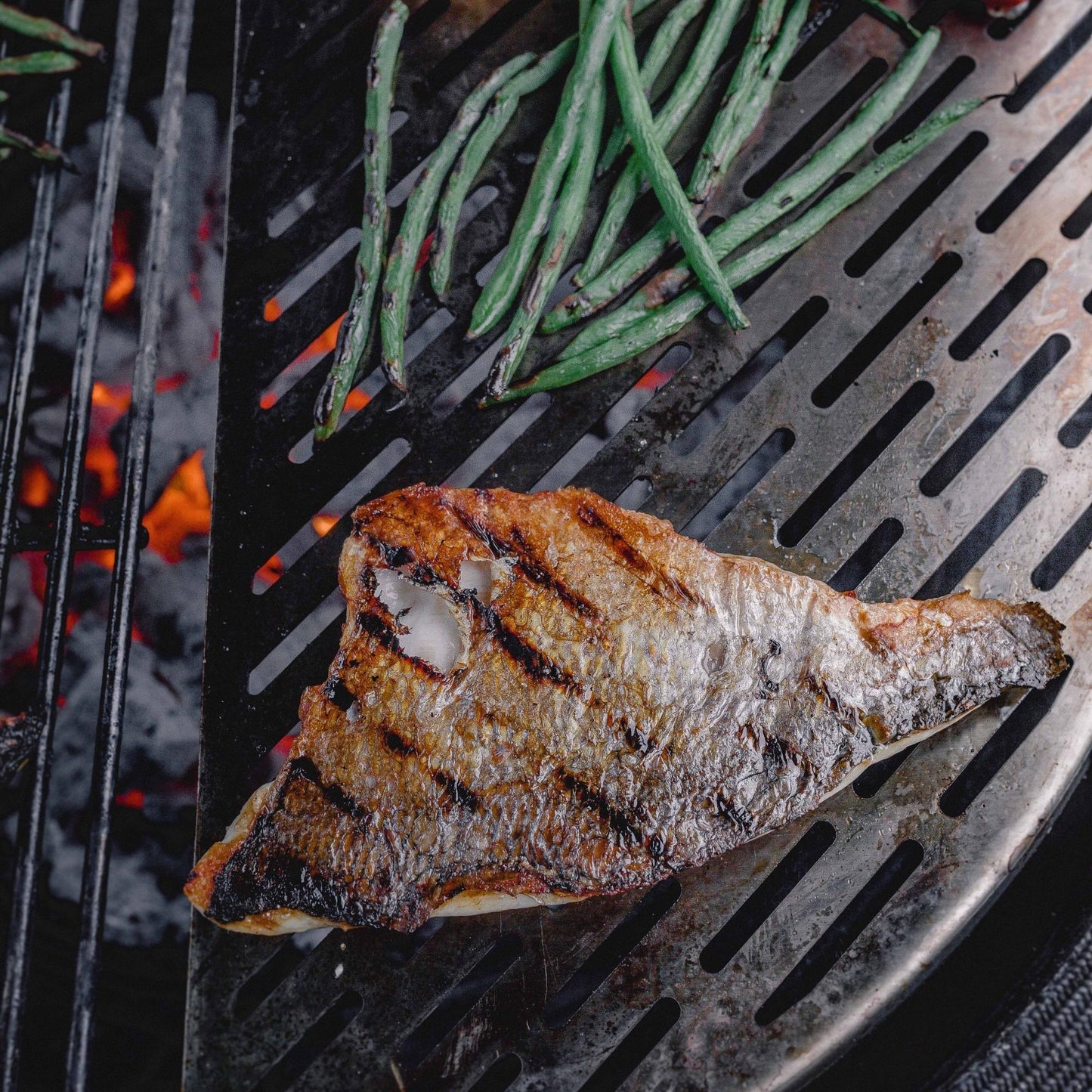 Half Moon Fish and Vegetable Cooking Grate - Classic Joe