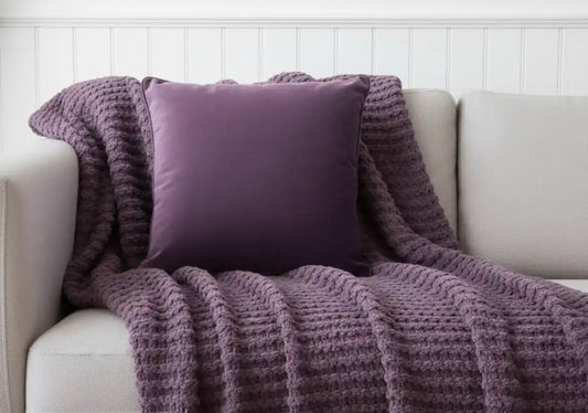 Chimes - Luxe Purple Cushion 43 x 43