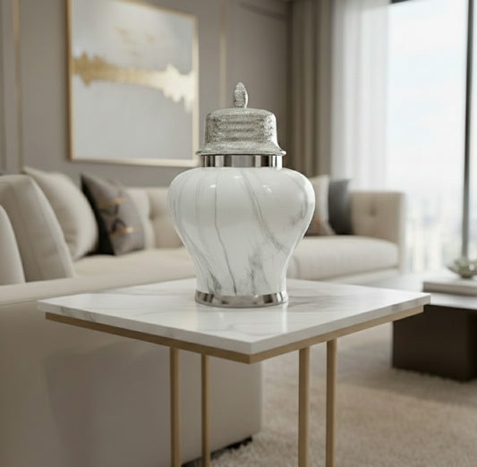 Chimes - Marble Effect Ginger Jar - Small