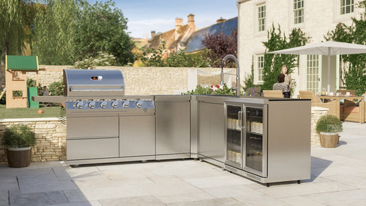 Whistler Grills - Marlborough 4 Burner Pre-Built Outdoor Kitchen
