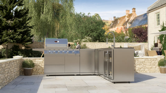 Whistler Grills - Marlborough 4 Burner Pre-Built Outdoor Kitchen