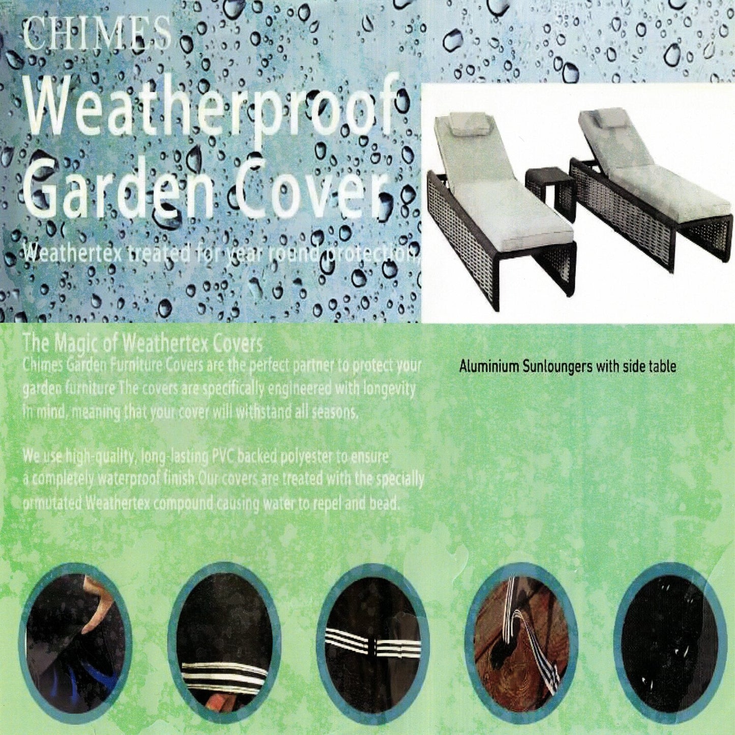 Cover Pack for Chimes Monaco & Portofino Sun Lounger Sets