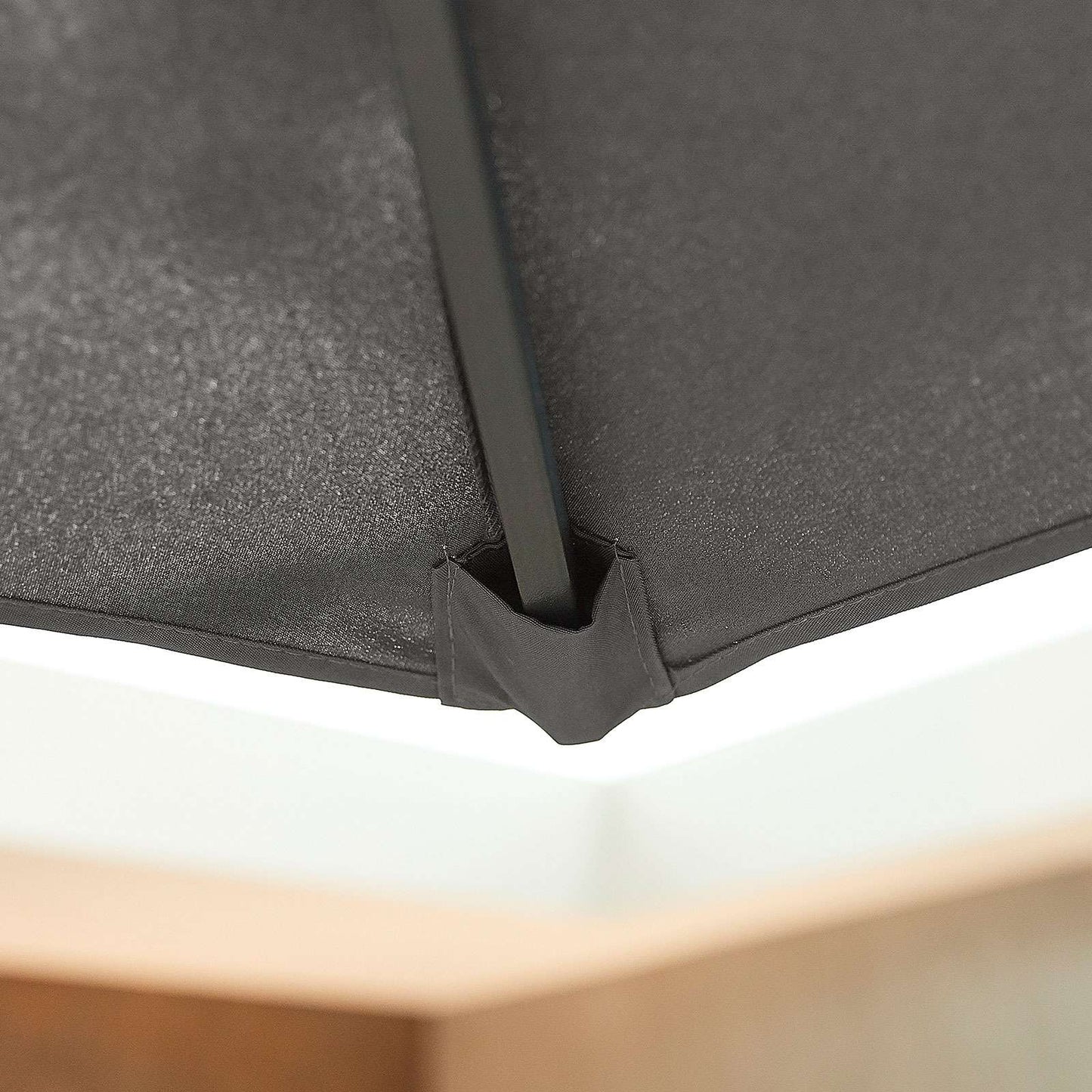 Chimes Antigua Aluminium 2.4m Round Parasol - Grey