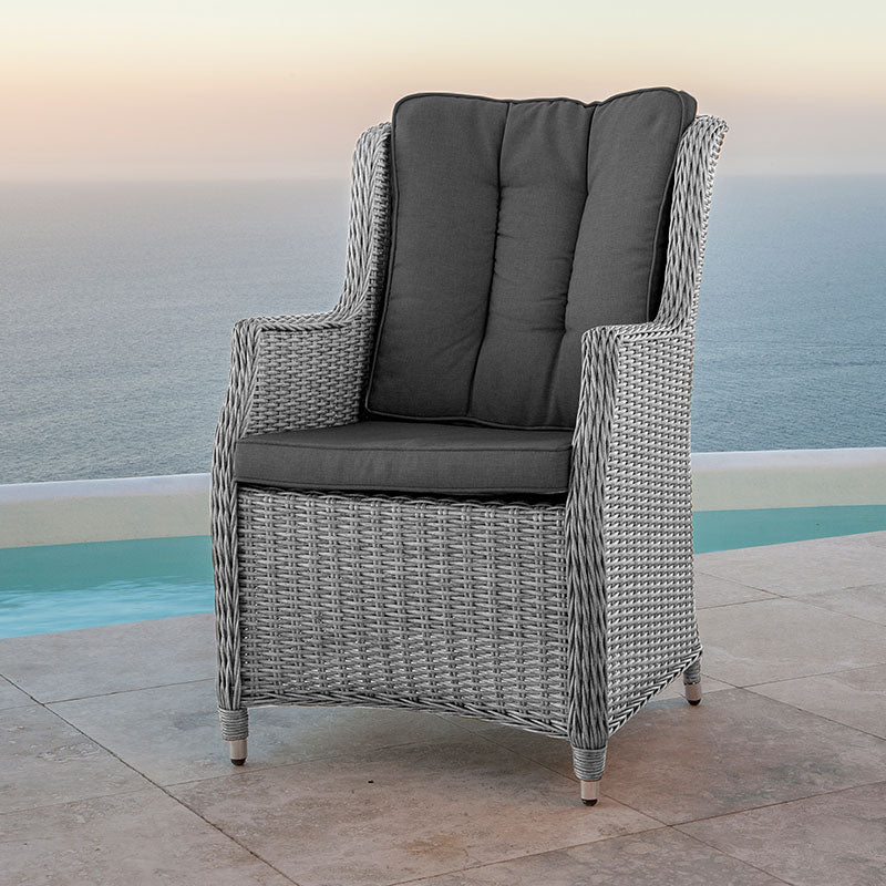 Nova - Heritage White Wash Thalia 6 Seat Dining Set - 1.5m x 1m Rectangular Table (1 IN STOCK)