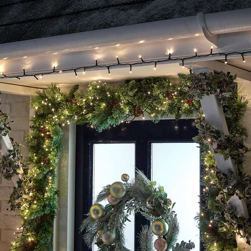 String Lights with 1200 LEDs  Warm White