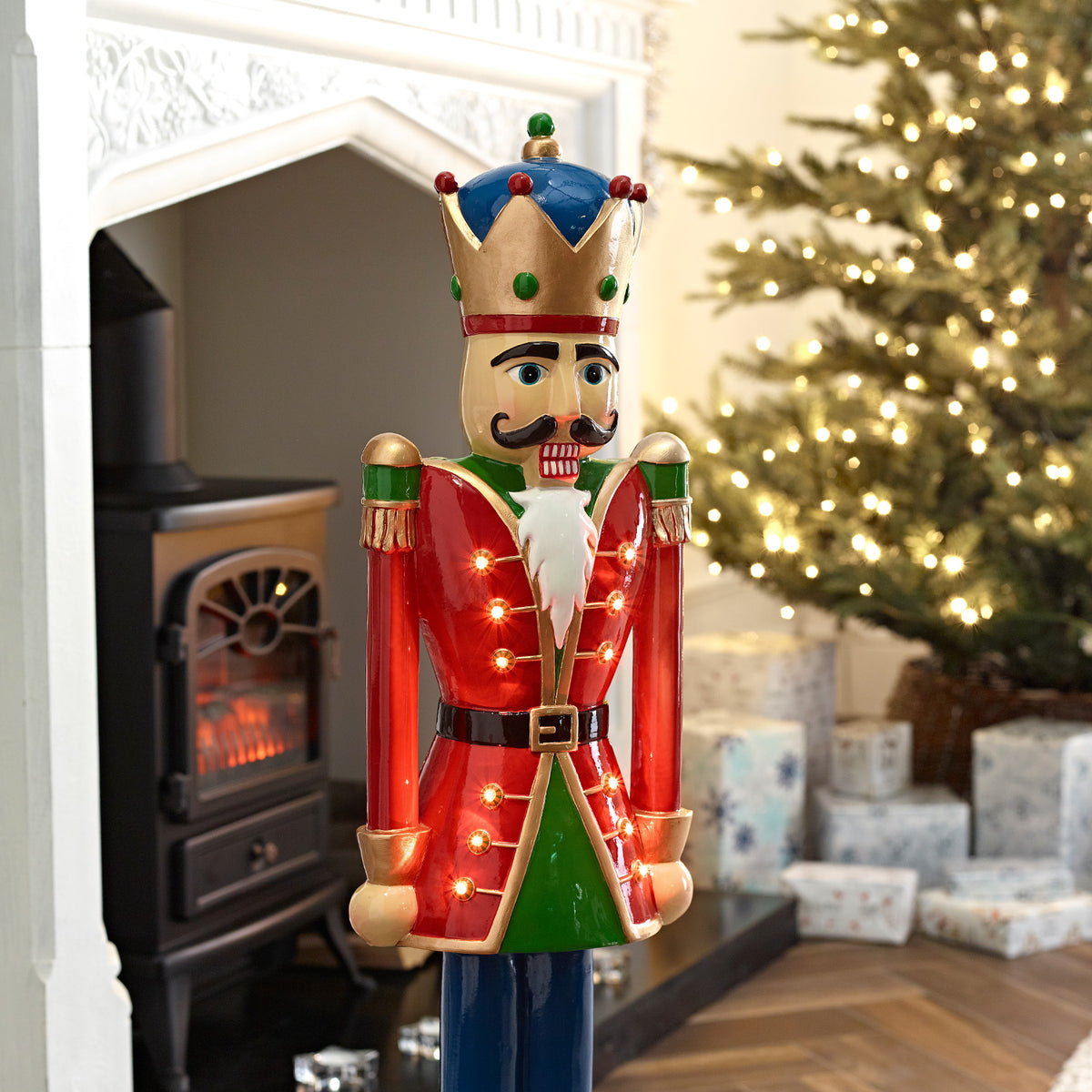 Norbert The 2ft Christmas Nutcracker- RED