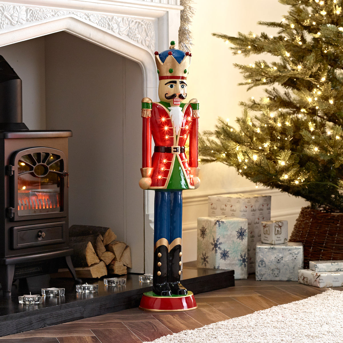 Norbert The 2ft Christmas Nutcracker- RED